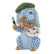 Herend Painter Bunny - Blue
