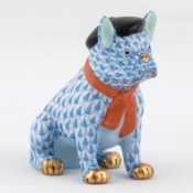 Herend Frenchie French - Blue
