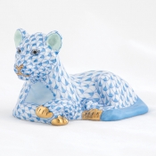 Herend Young Lion - Blue