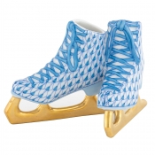 Herend Pair of Ice Skates - Blue
