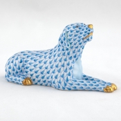 Herend Singing Labrador - Blue