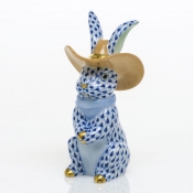 Herend Cowboy Bunny - Sapphire