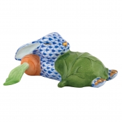Herend Slumber Bunny Sapphire