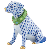 Herend Holiday Dog - Sapphire