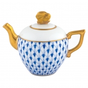 Herend Teapot Figure Sapphire