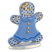 Herend Gingerbread Girl - Sapphire