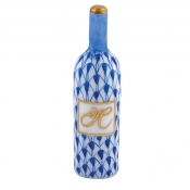 Herend Wine Bottle - Sapphire