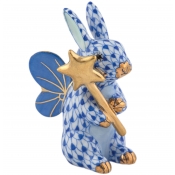 Herend Fairy Bunny - Sapphire