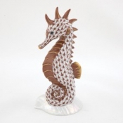 Herend Seahorse on Scallop Shell Chocolate