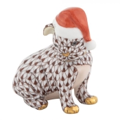 Herend Santa Puppy - Chocolate