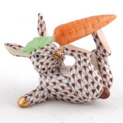 Herend Juggler Bunny - Chocolate