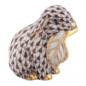 Herend Fall Bunny - Chocolate