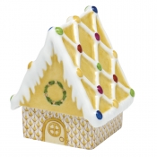 Herend Gingerbread House Butterscotch