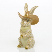 Herend Cowboy Bunny - Butterscotch