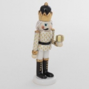 Herend Nutcracker with Gift - Butterscotch