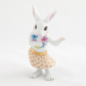 Herend Hula Bunny Butterscotch