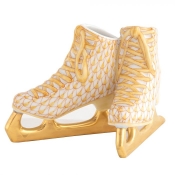 Herend Pair of Ice Skates - Butterscotch