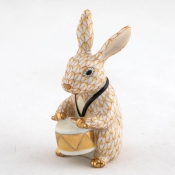 Herend Drummer Bunny - Butterscotch