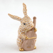Herend Cello Bunny - Butterscotch