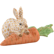 Herend Carrot Love Bunny - Butterscotch