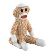 Herend Sock Monkey - Butterscotch
