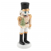 Herend Nutcracker with Christmas Tree - Butterscotch