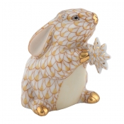 Herend Snowflake Bunny - Butterscotch