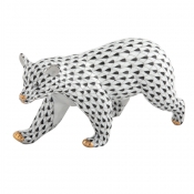 Herend Walking Bear Black