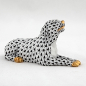 Herend Singing Labrador - Black