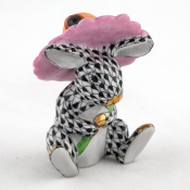 Herend Umbrella Bunny - Black