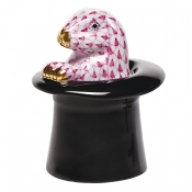 Herend Rabbit Trick Raspberry