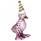 Herend Party Duckling Raspberry
