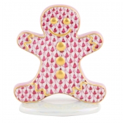 Herend Gingerbread Man - Raspberry