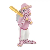 Herend Baseball Bunny Raspberry