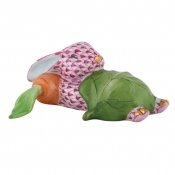 Herend Slumber Bunny Raspberry