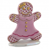 Herend Gingerbread Girl - Raspberry