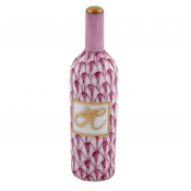 Herend Wine Bottle - Raspberry
