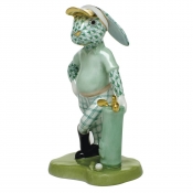 Herend Golf Bunny Green