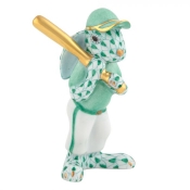 Herend Baseball Bunny Green