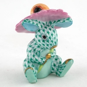 Herend Umbrella Bunny - Green
