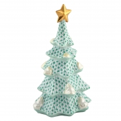 Herend Large Christmas Tree - Green / 7.75"