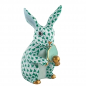 Herend Pickleball Bunny - Green