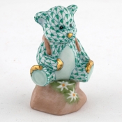 Herend Hiking Bear - Green