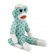 Herend Sock Monkey - Green