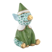 Herend Elf Piggy - Green