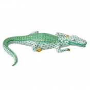 Herend Small Alligator Green