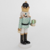 Herend Nutcracker with Gift - Key Lime