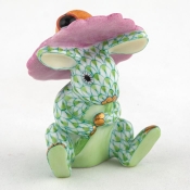 Herend Umbrella Bunny - Key Lime