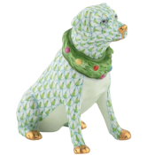 Herend Holiday Dog - Key Lime