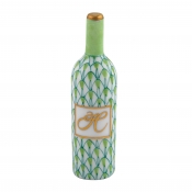 Herend Wine Bottle - Key Lime